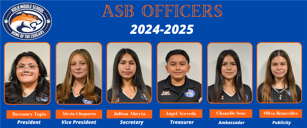 ASB Officers 2024-2025